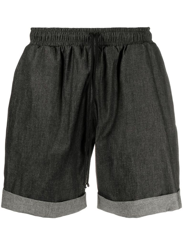 chambray shorts