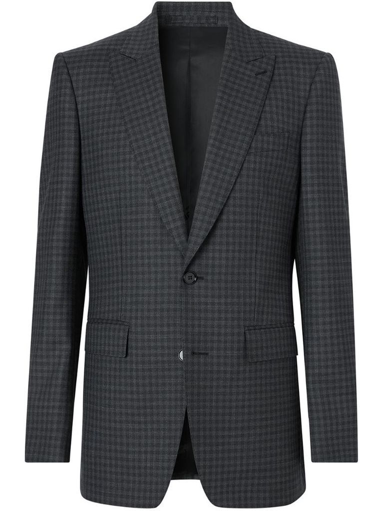 English Fit gingham suit
