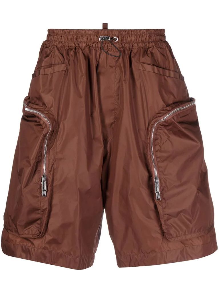multi-pocket bermuda shorts