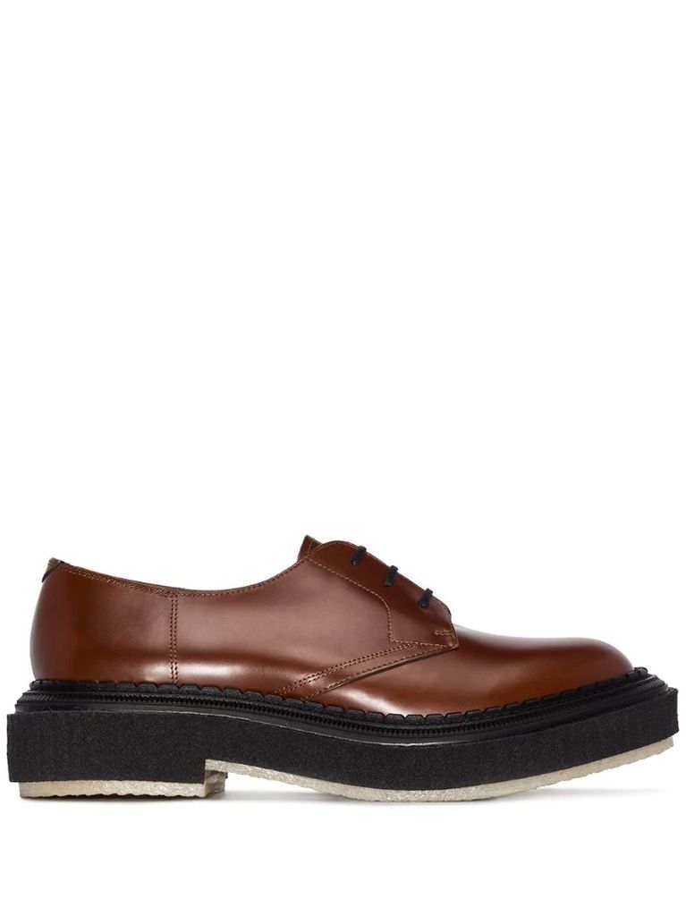Type 135 leather Derby shoes