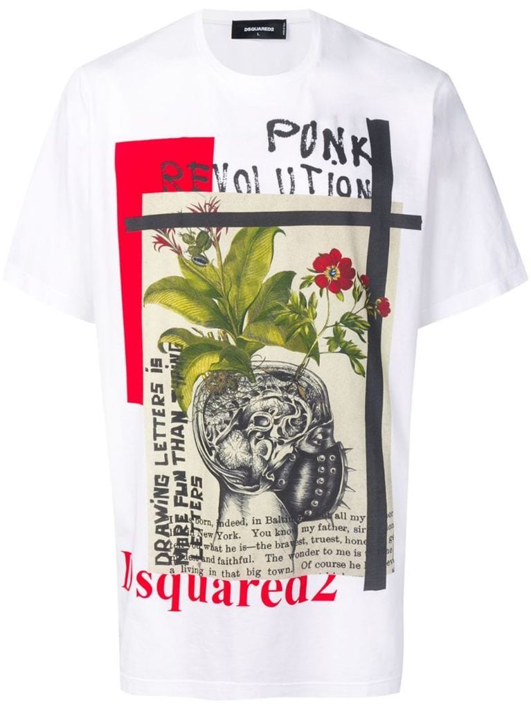 Punk Revolution print T-shirt