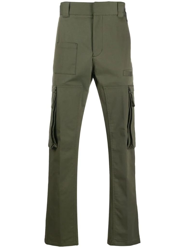 cargo straight trousers