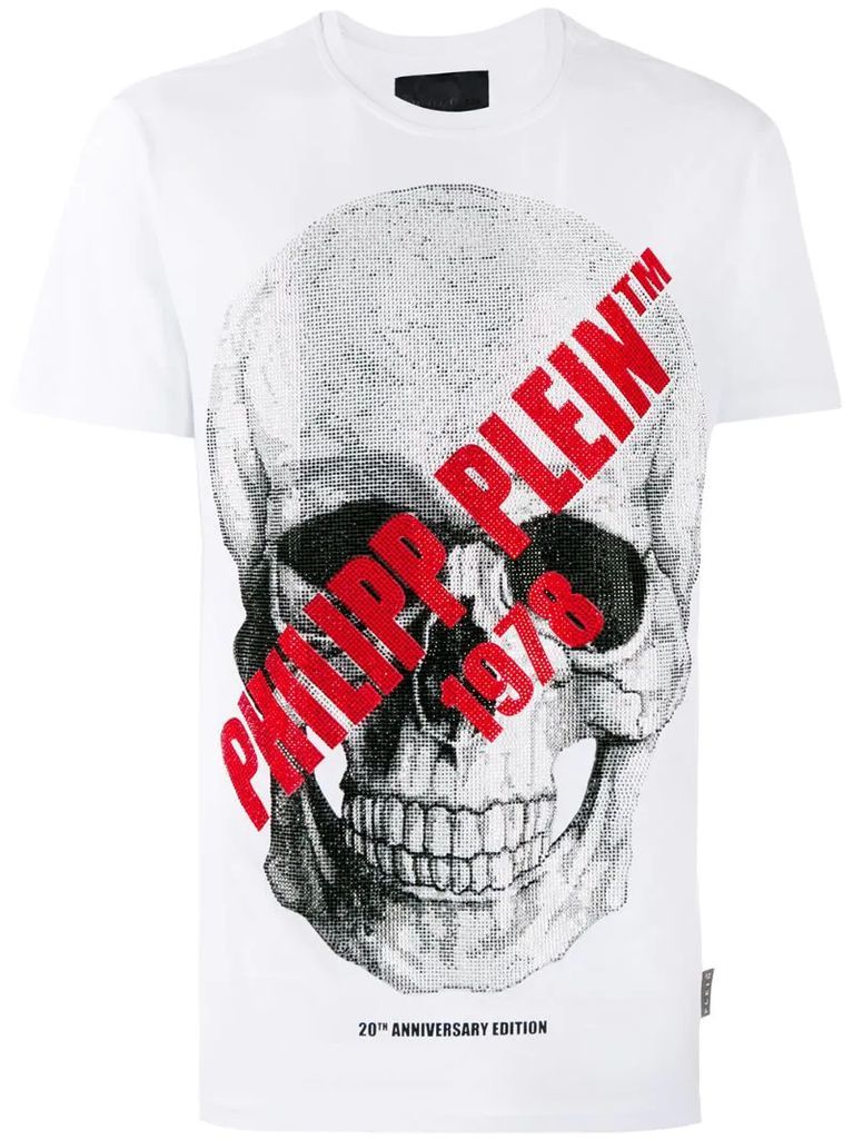 Skull embellished T-shirt