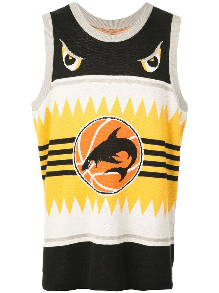 shark basketball vest top