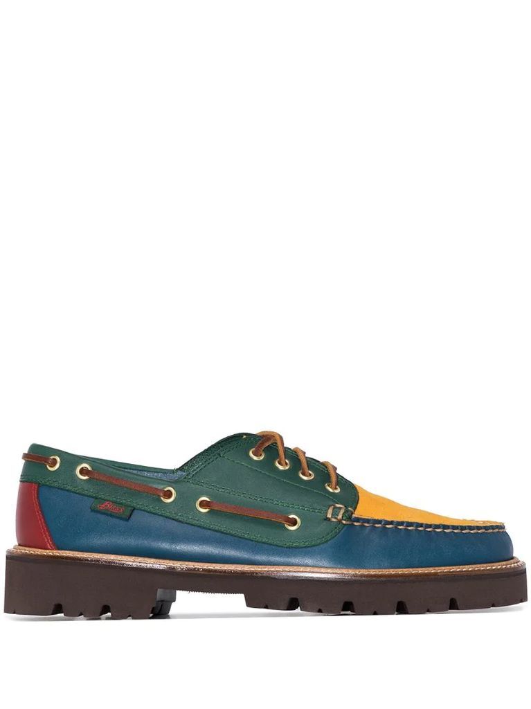 Jetty leather boat shoes
