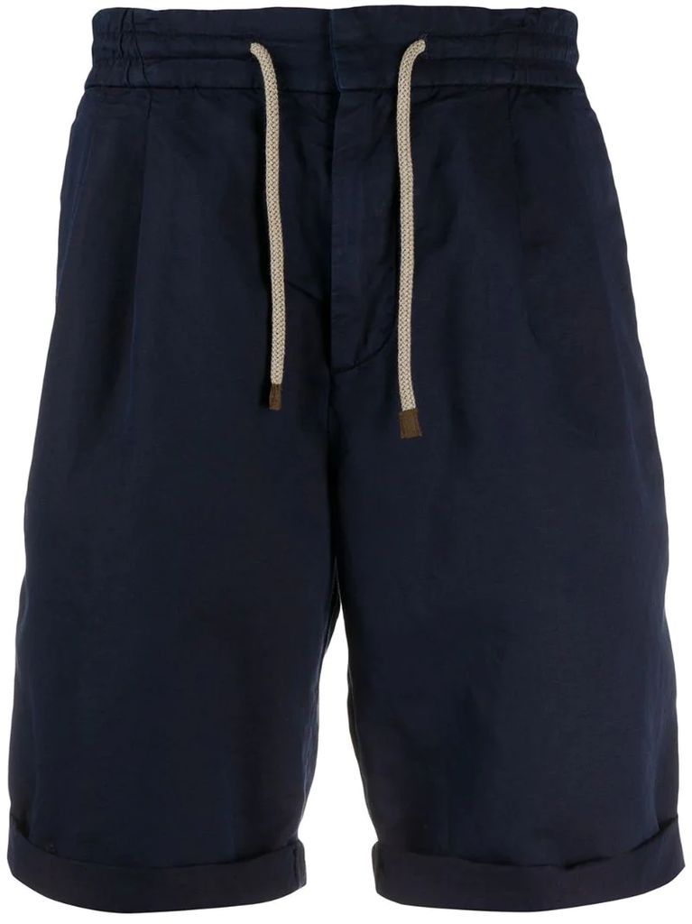 mid rise chino shorts