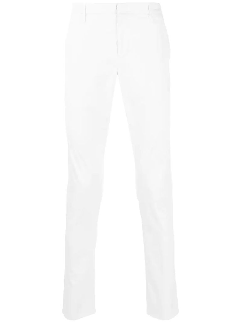 slim fit chino trousers
