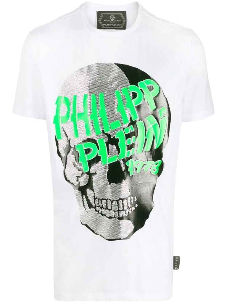 embellished skull T-shirt