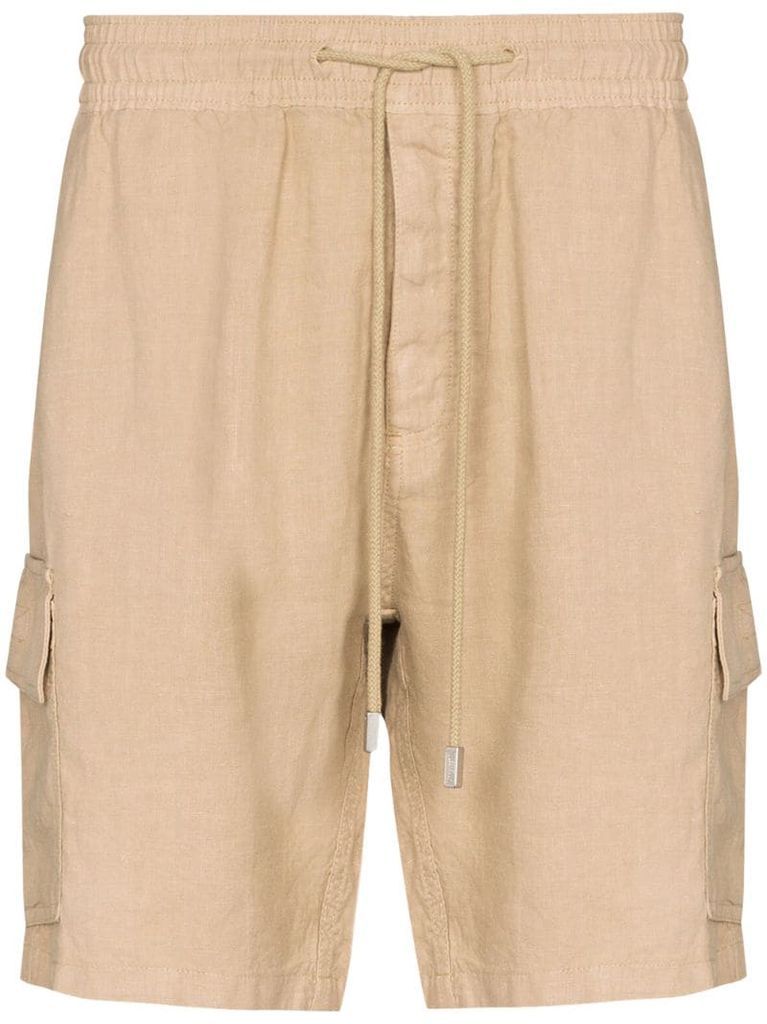 Baie linen cargo shorts