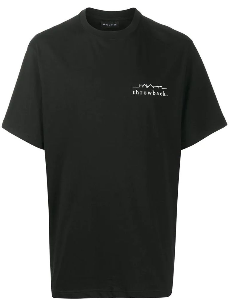 logo-print boxy T-shirt