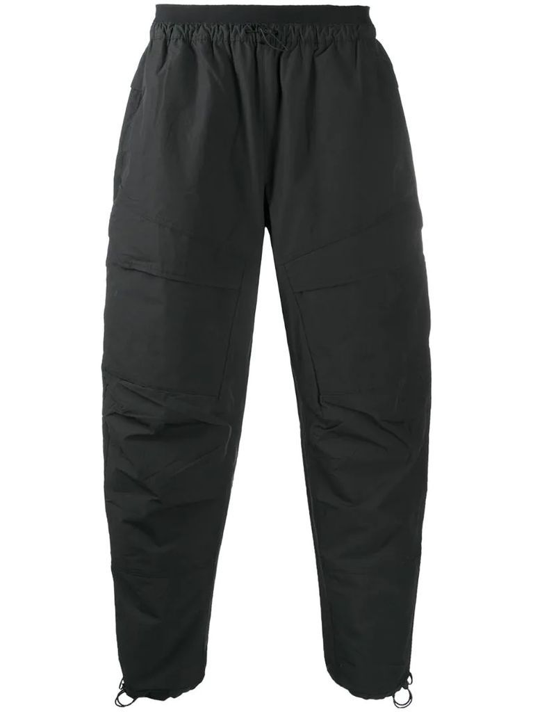 high-rise paperbag track pants