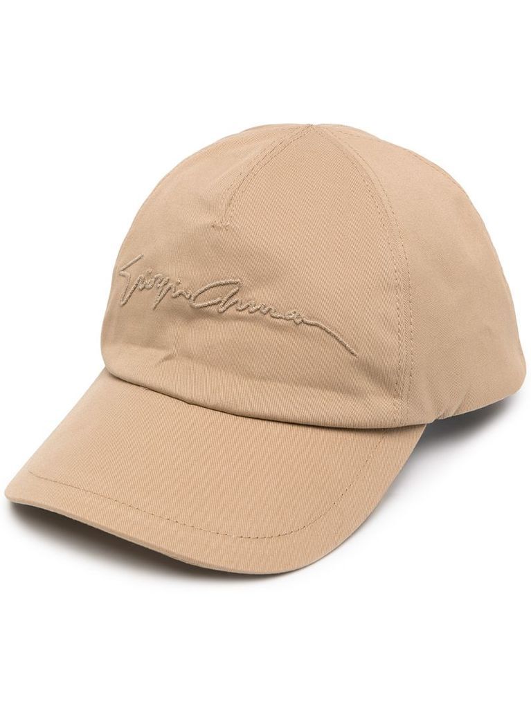embroidered signature baseball cap