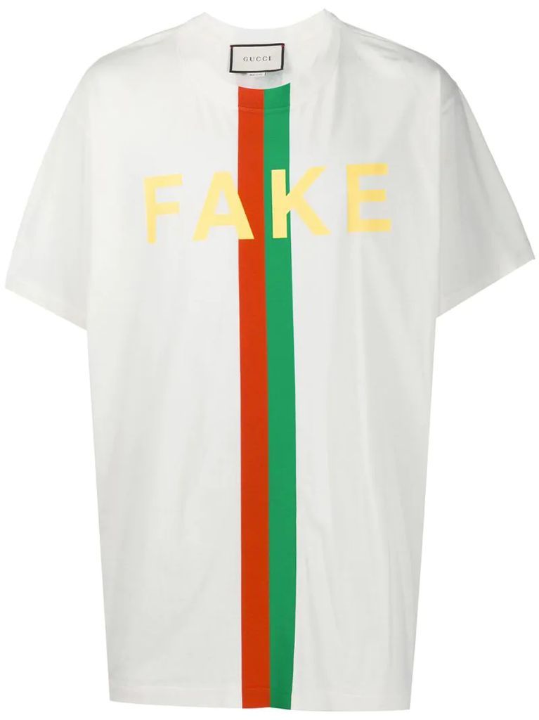 Fake/Not print T-shirt