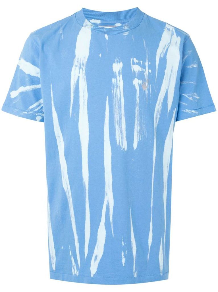 reflective Arrows tie-dye T-shirt