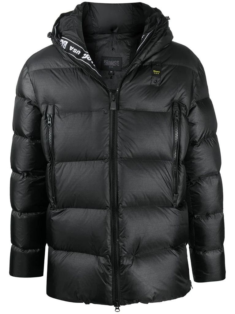 feather-down puffer coat