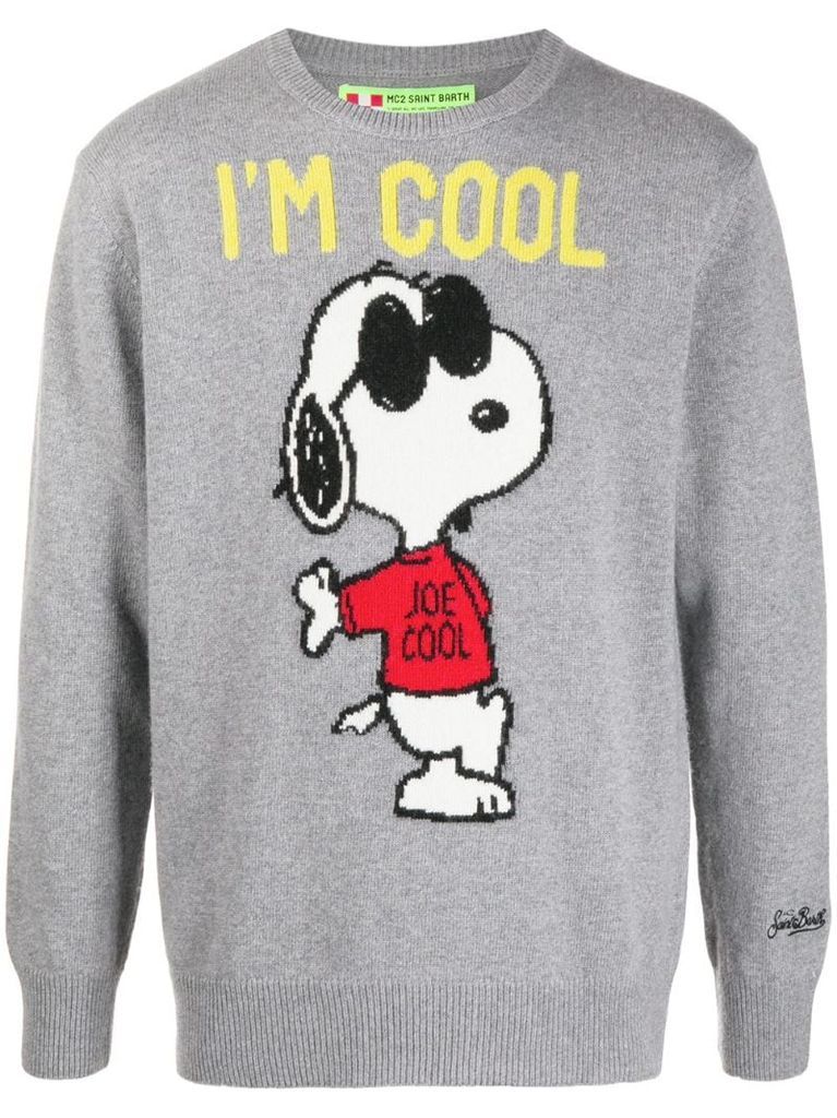 Snoopy print jumper