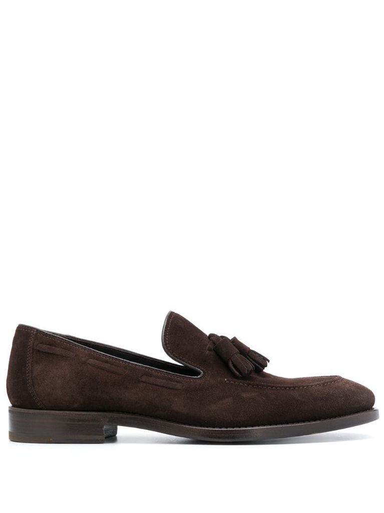 tasseled loafers