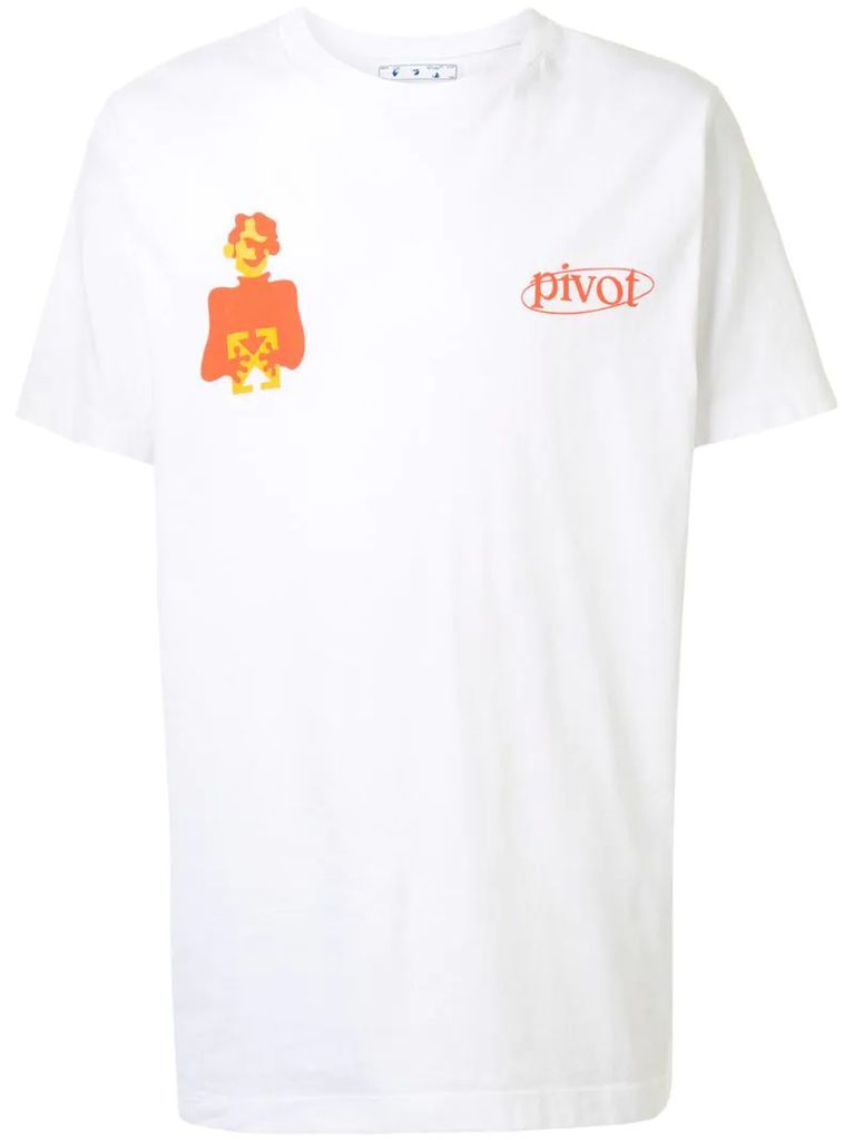pivot-print short-sleeve T-shirt
