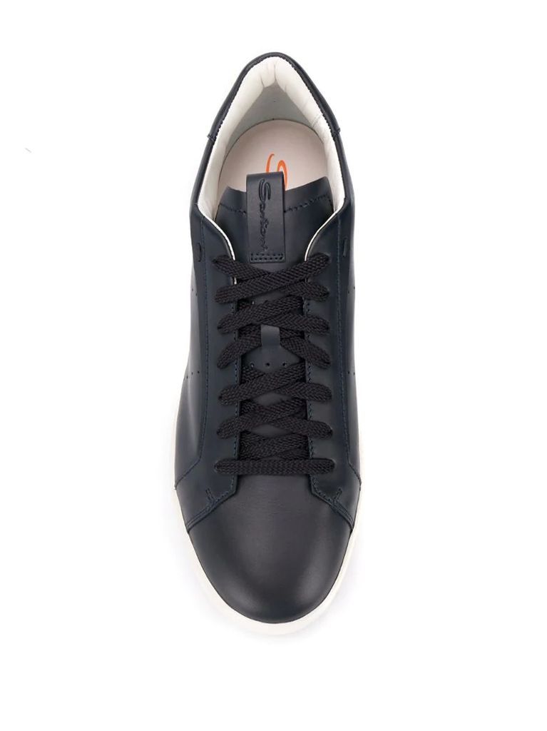 low lace-up sneakers