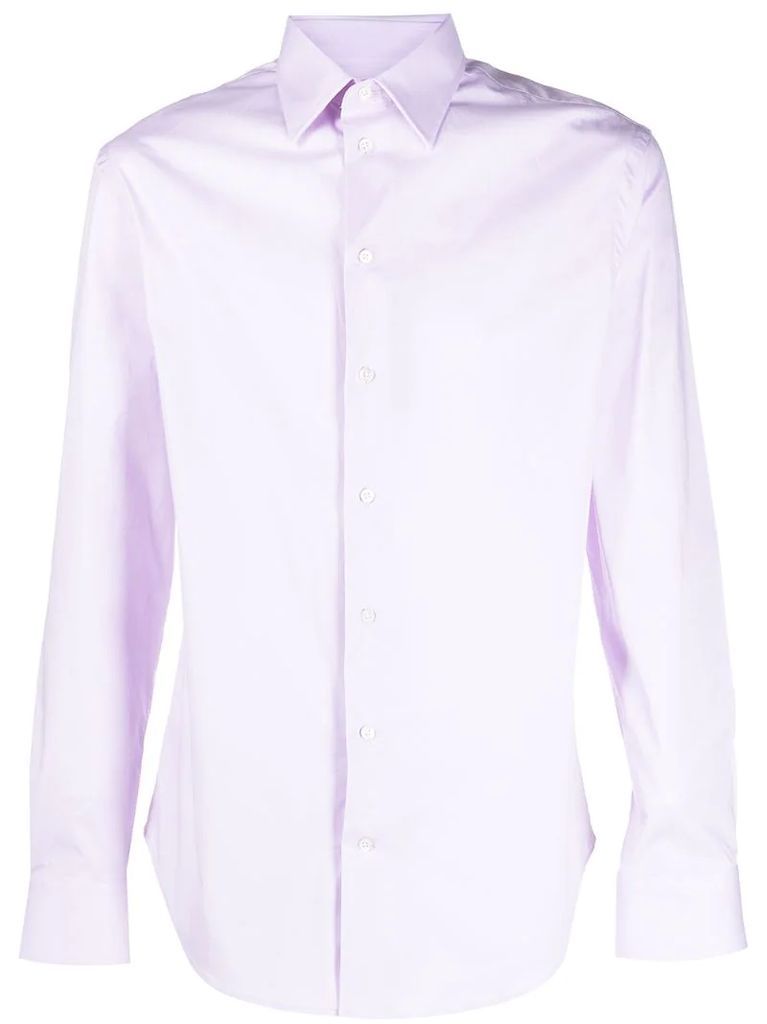 button-down fitted shirt