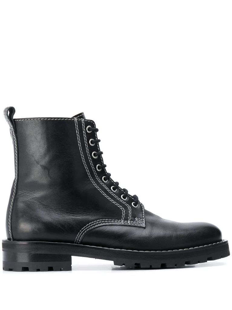 Worker ankle boots