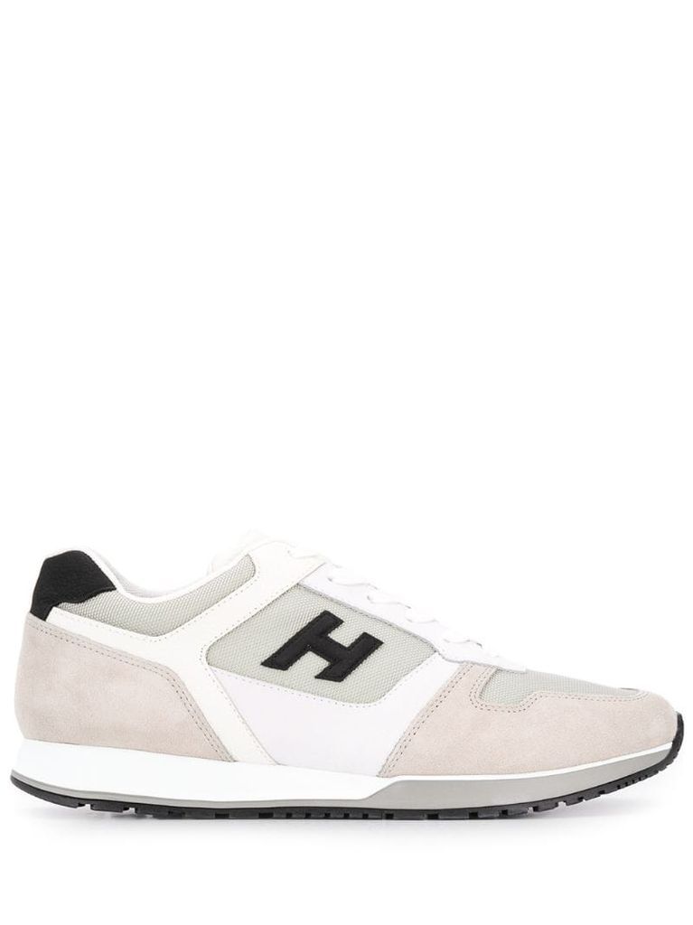 H321 panelled low-top sneakers