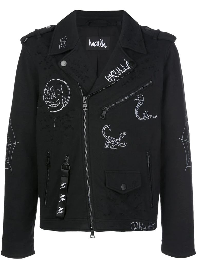 Thunder Motorcycle embroidered jacket