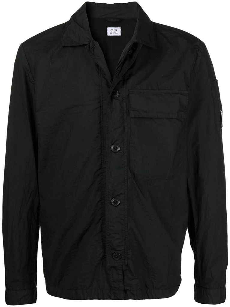 button-down bomber jacket