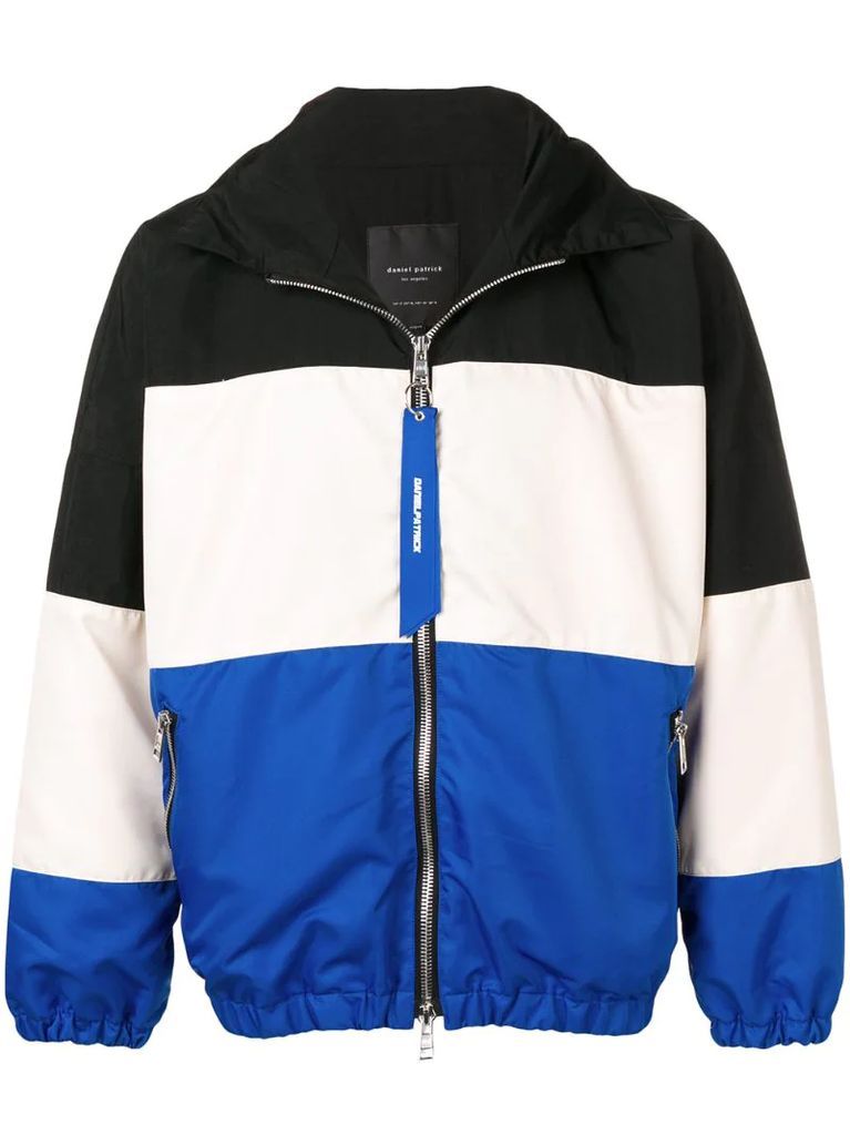 striped active jacket