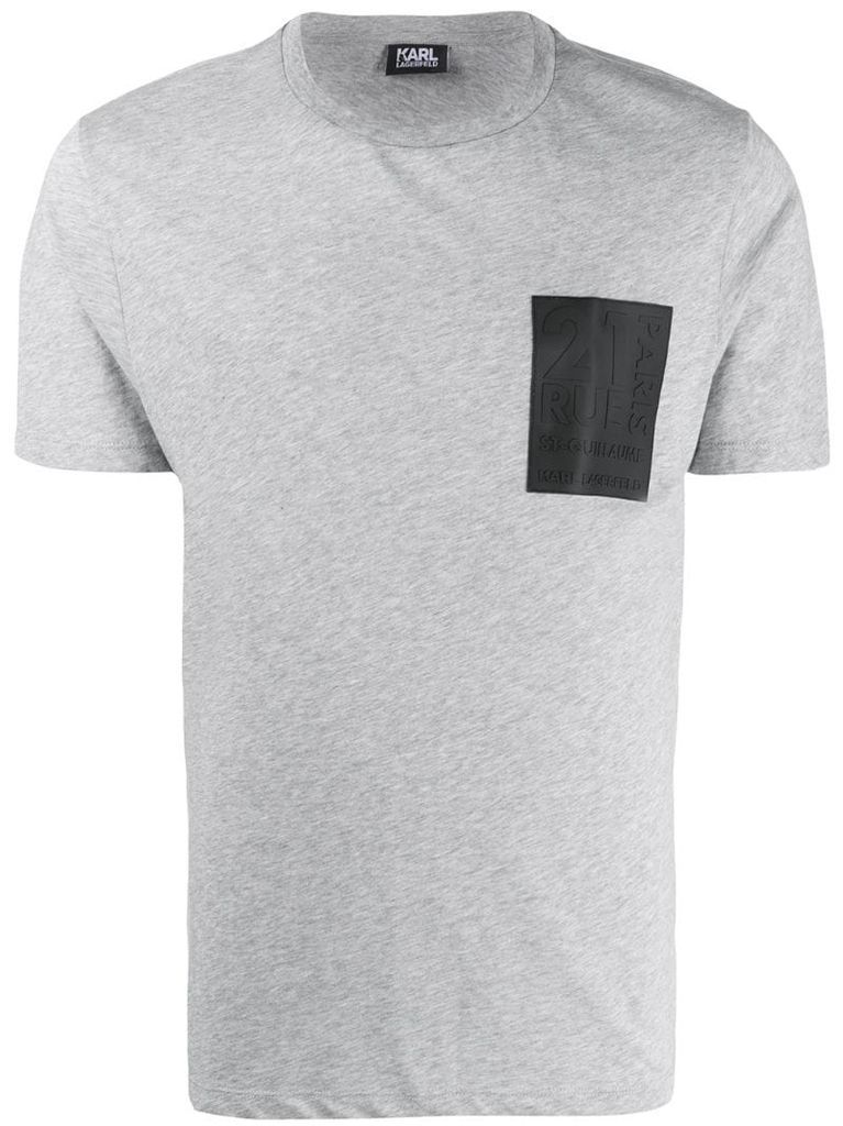 Rue St-Guillaume patch T-shirt