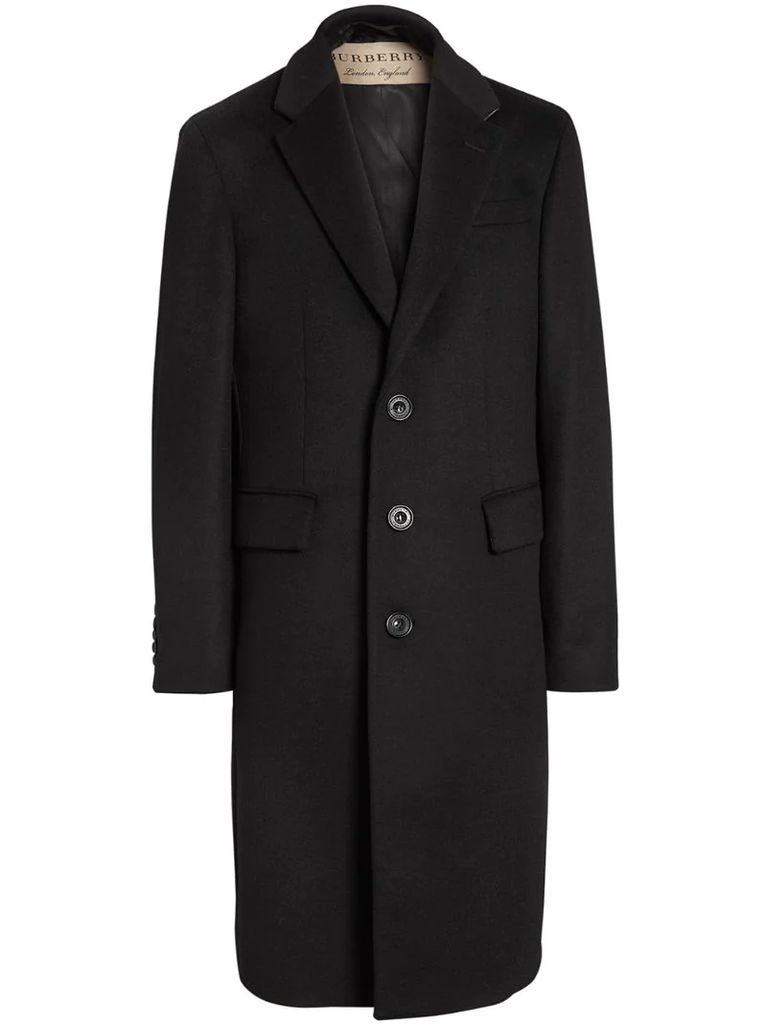 Wool Cashmere Tailored Coat
