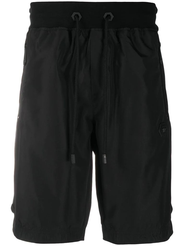 Imperial Plein drawstring-waist shorts