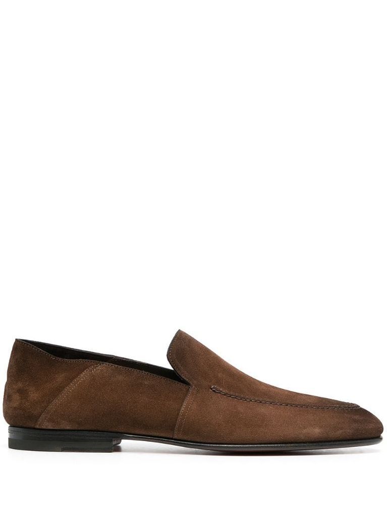 suede leather loafers