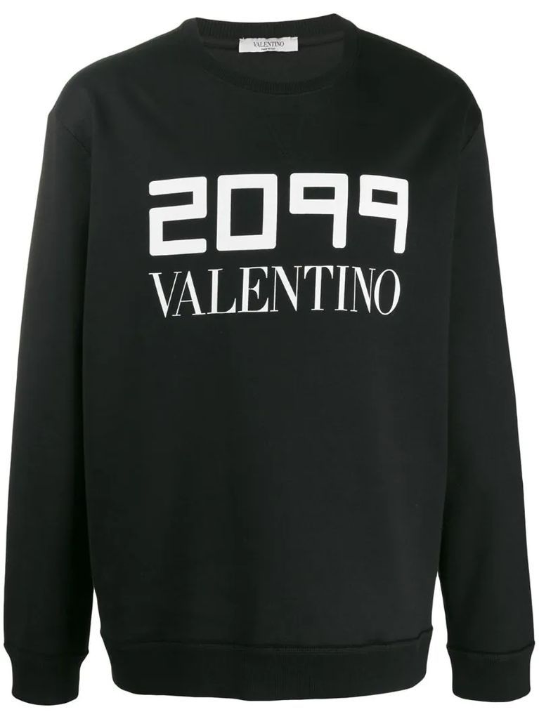 2099 logo printed sweatshirt