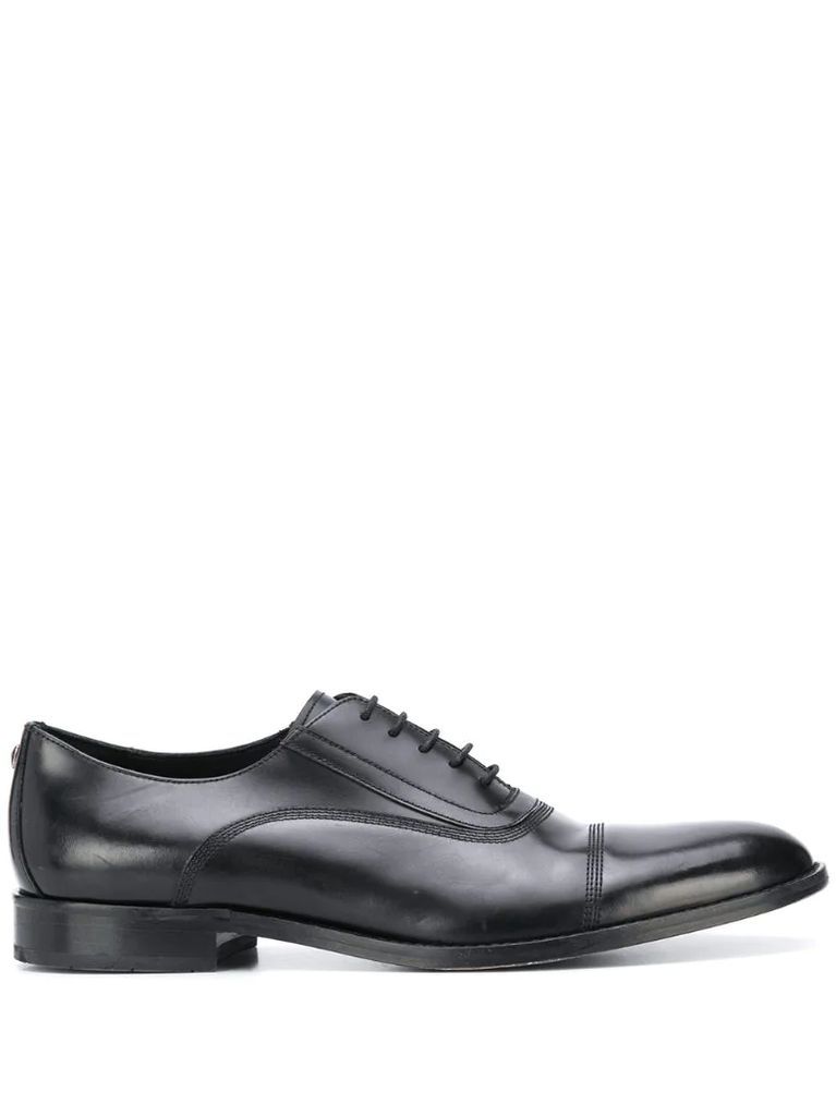 pointed toe lace-up Derby shoes