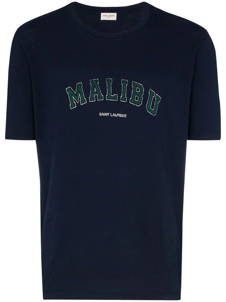 Malibu logo print T-shirt