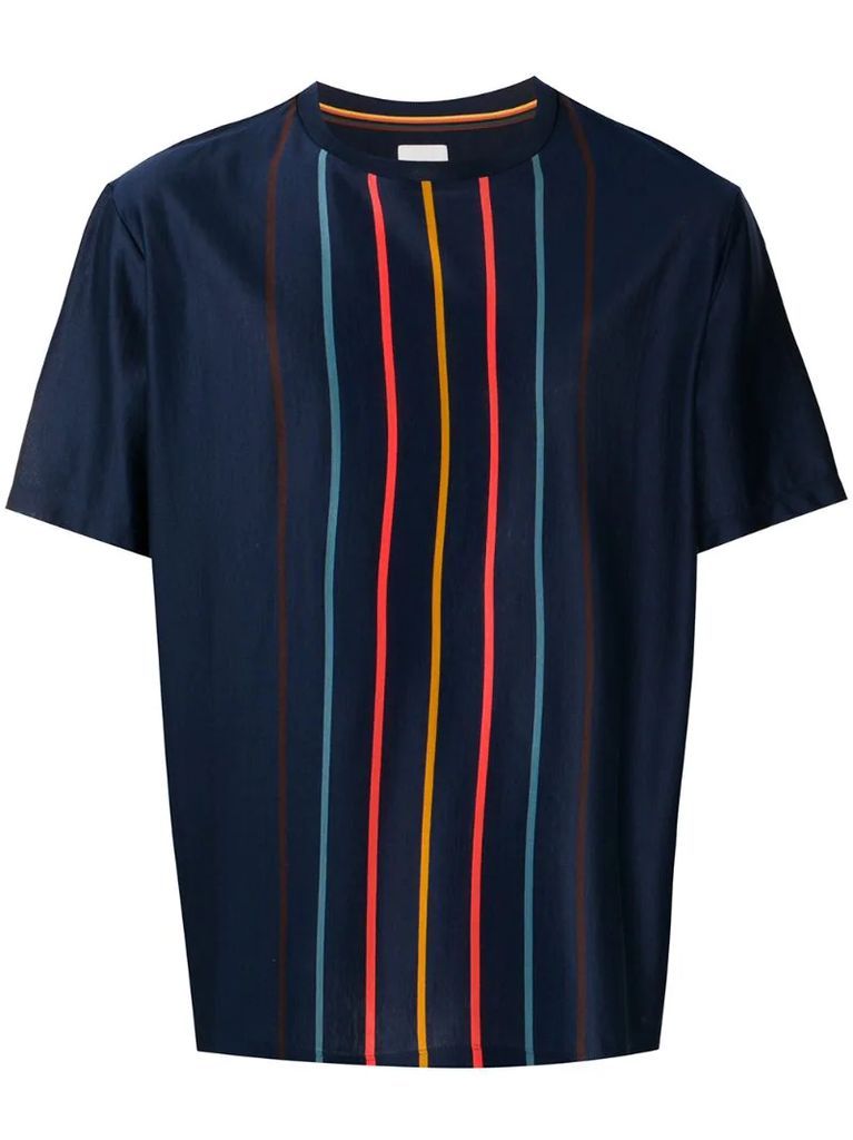 Artist Stripe-print cotton T-shirt