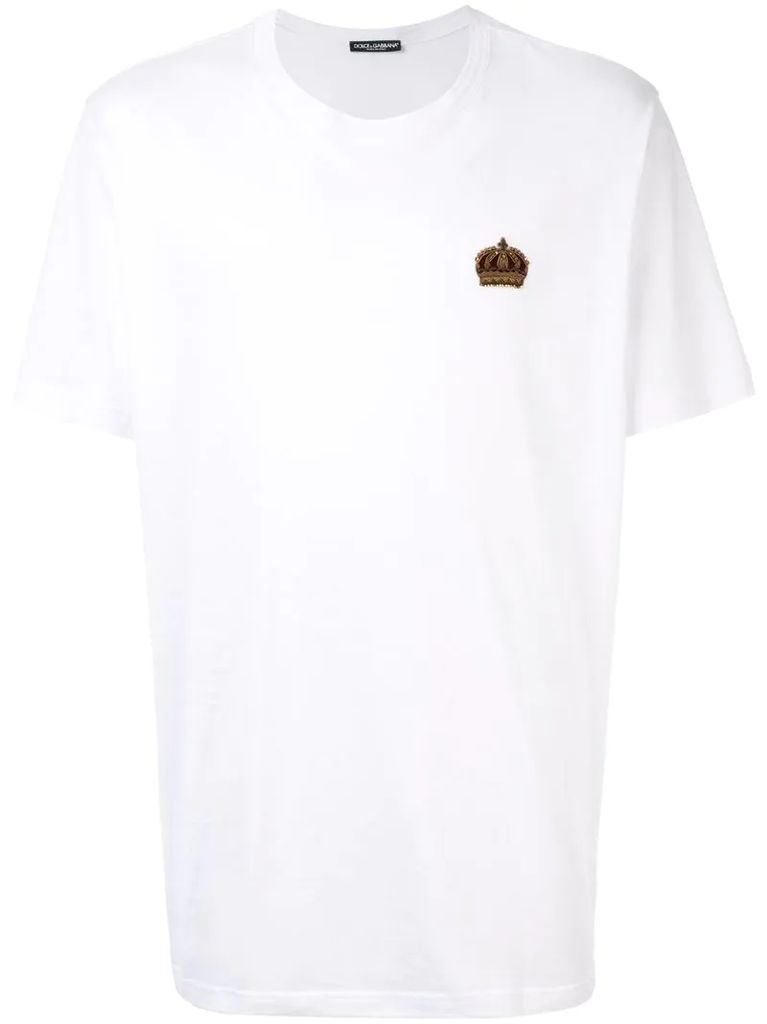 crown patch T-shirt
