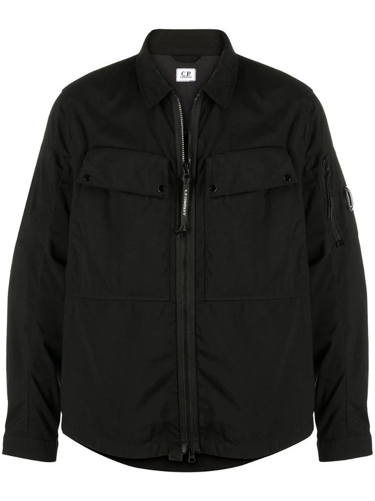 zip-up lightweight jacket