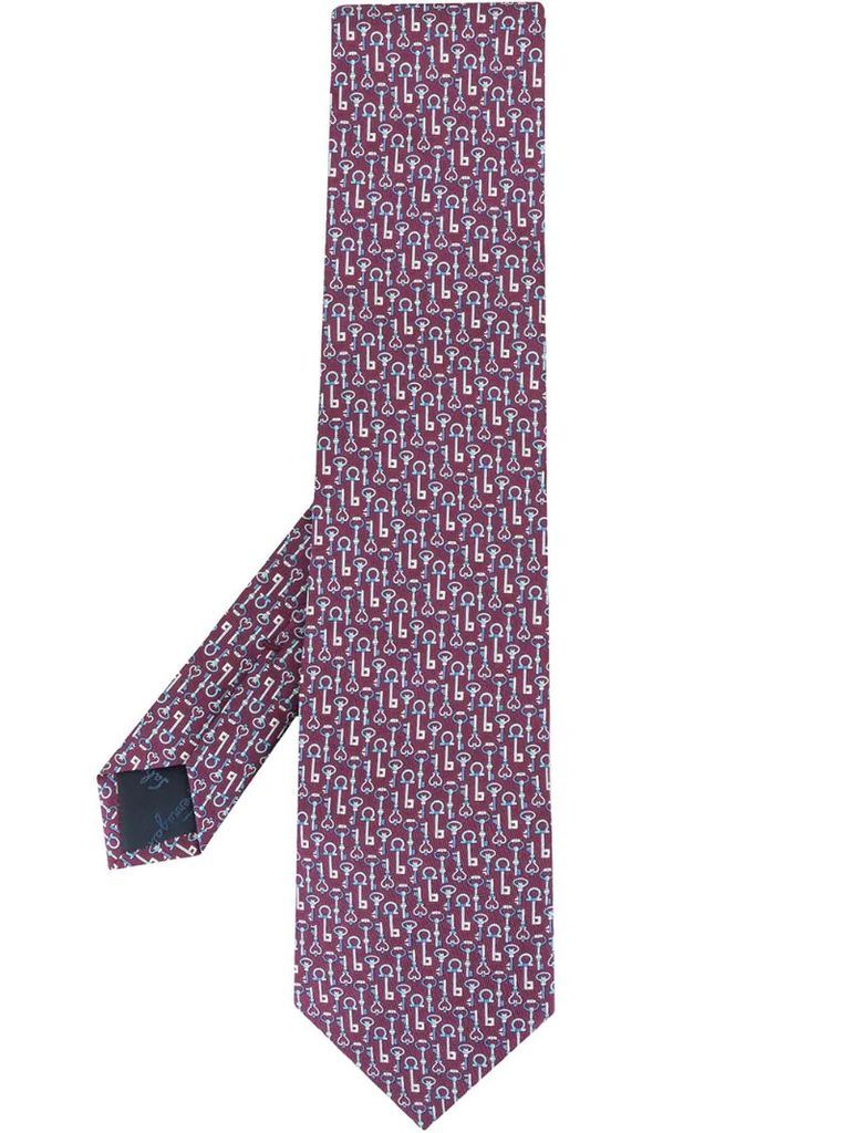 key-print tie