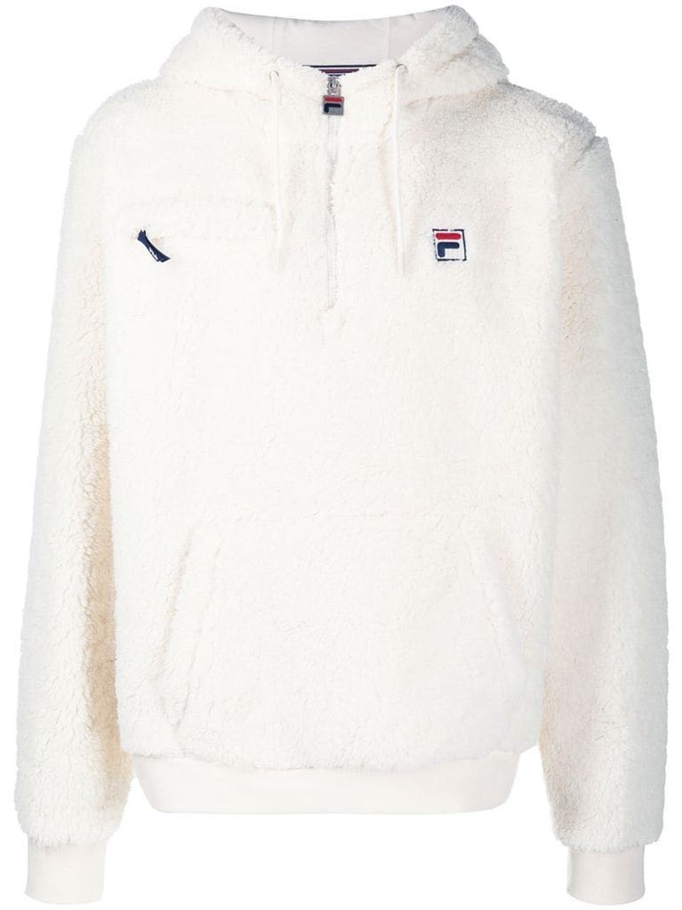 hooded fleece sweatshirt