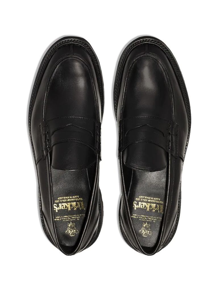 slip-on leather loafers