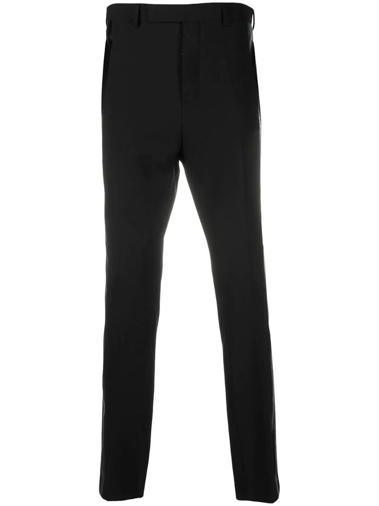 panelled tailored trousers