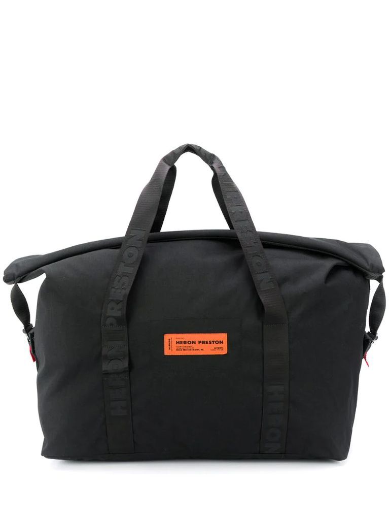 logo patch holdall