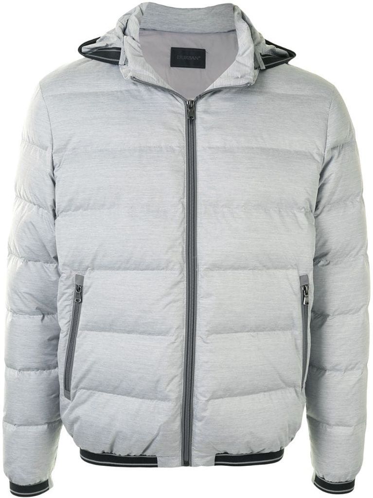 hooded padded jacket