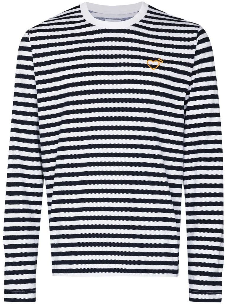 x Human Made horizontal-stripe long-sleeve T-shirt
