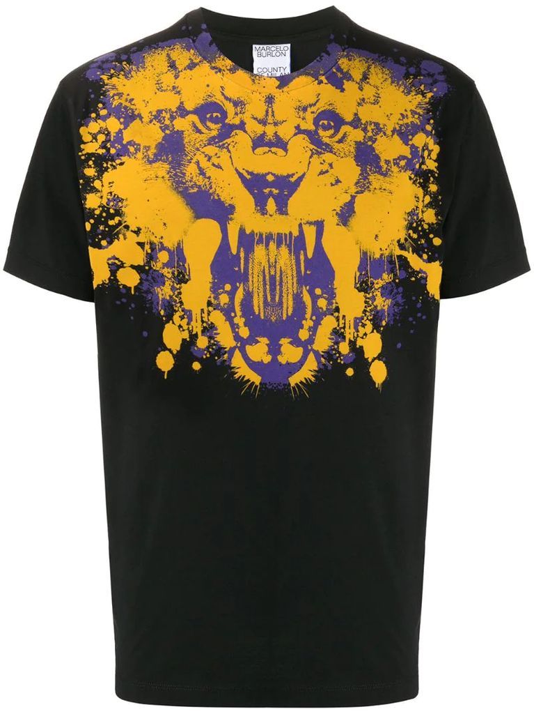 paint style tiger T-shirt