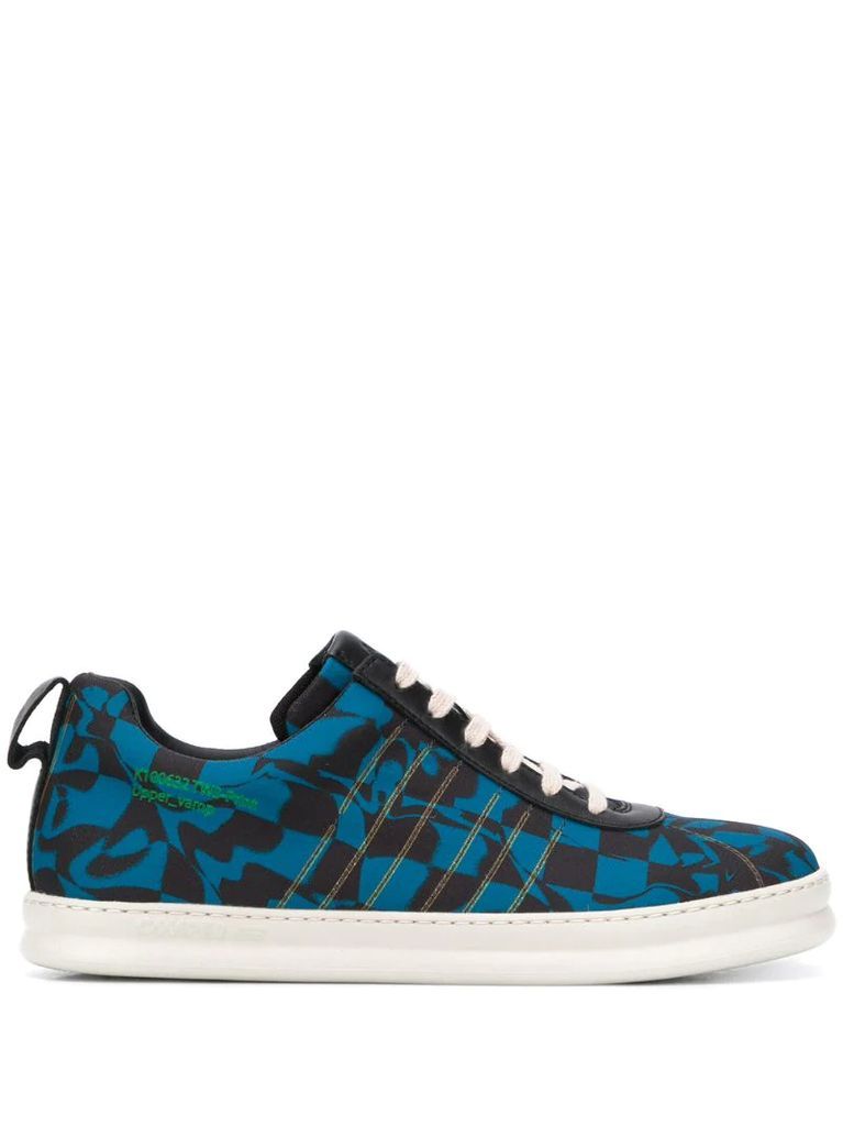 TWS abstract-print sneakers