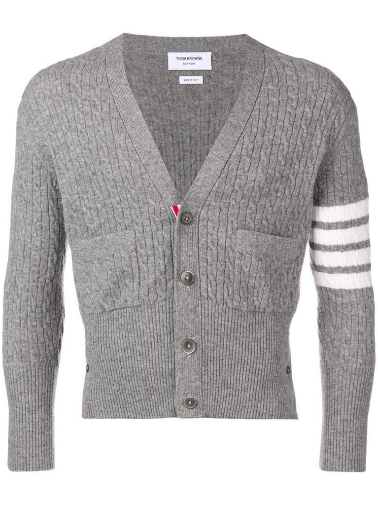 Baby Cable Short Cashmere Cardigan