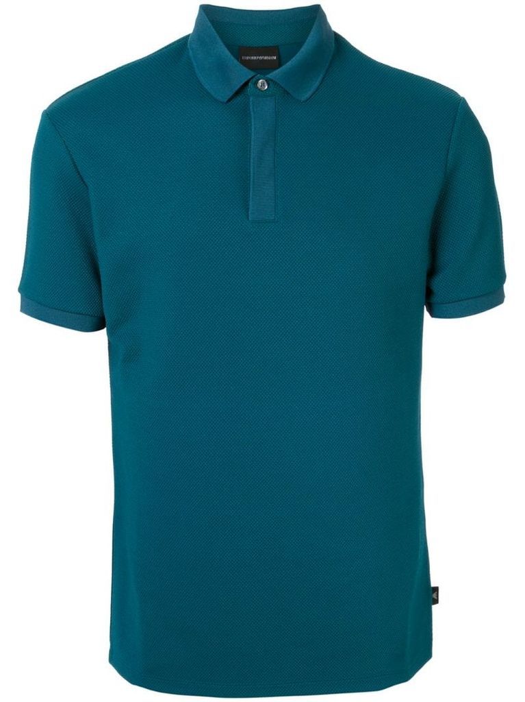 solid-color polo shirt